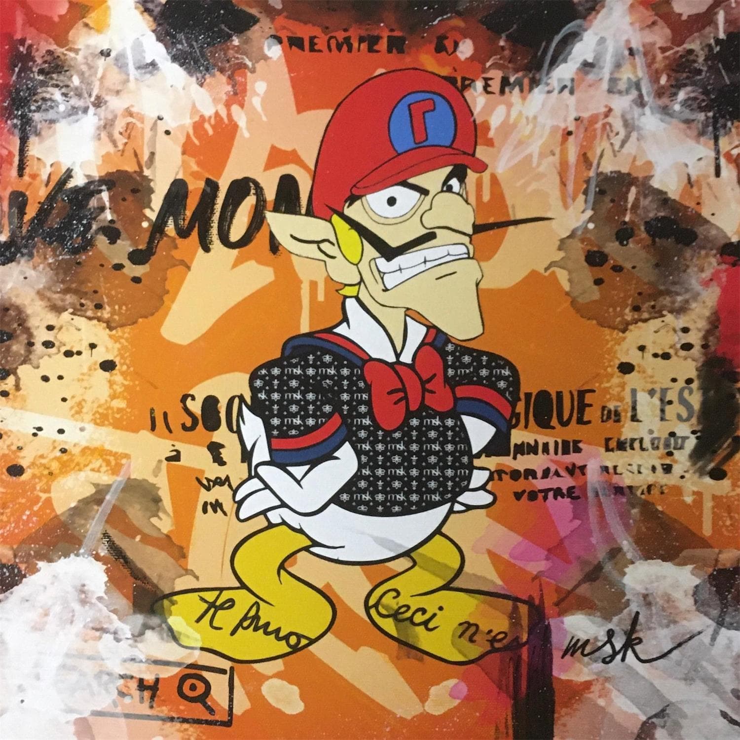 Painting Crazy Duck By Misako Carr D Artistes