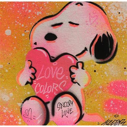 Peinture Snoopy Heart par Kedarone Carré d artistes