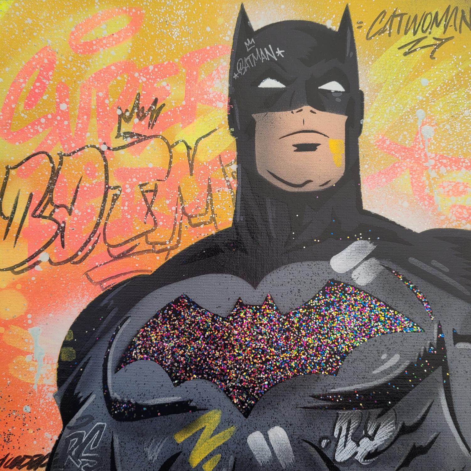 Peinture batman par Kedarone Carré d artistes