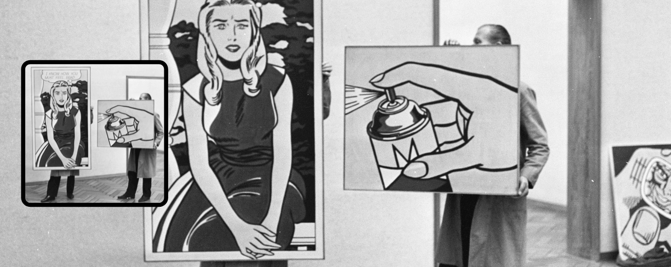 Roy lichtenstein artiste pop art  biographie et technique