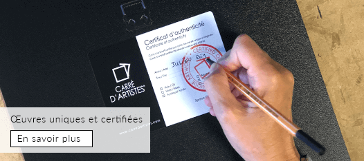 oeuvres uniques et certifiees