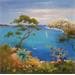 Painting Côte Varoise by Lyn | Painting Figurative Landscapes Oil
