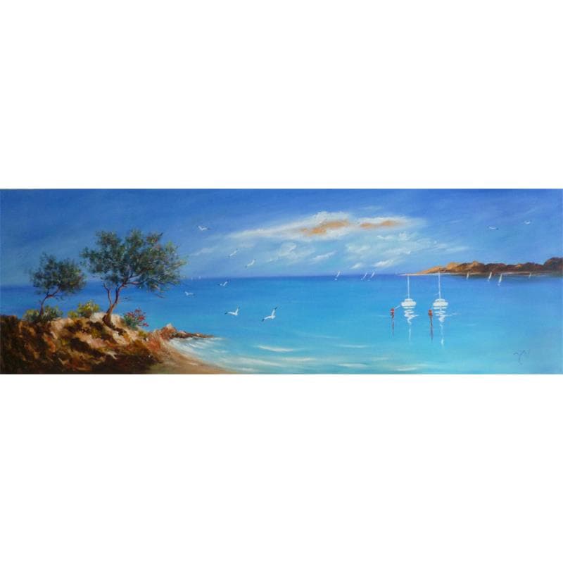 Painting Bella Corsica by Lyn | Painting Figurative Oil Landscapes