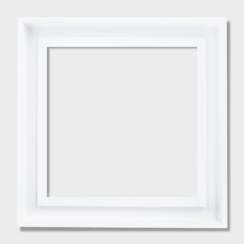Frame Elegance White Matte by Carré d'artistes | Frame