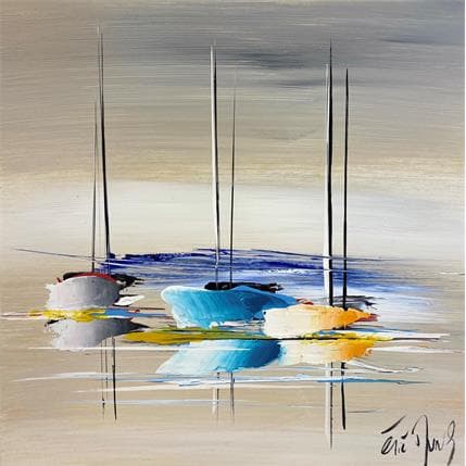 Gemälde L'insolite von Munsch Eric | Gemälde Abstrakt Öl Marine