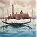 Gemälde Saint Mark's Basilica and the Grand Canal, Venice von Dandapat Swarup | Gemälde Figurativ Landschaften Urban Alltagsszenen Aquarell