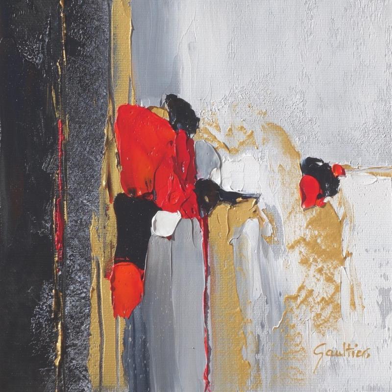 Painting Abstract 02 by Gaultier Dominique | Painting Figurative Oil