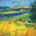 Painting Banon en Provence 2 by Vaudron | Painting Figurative Landscapes Gouache
