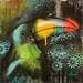 Painting COLOR TOUCAN by Croce | Painting Acrylic