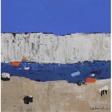 Painting M 476 by Moracchini Laurence | Painting Abstract Acrylic, Mixed Landscapes, Marine