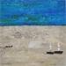 Peinture D 384 par Moracchini Laurence | Tableau Abstrait Marine Acrylique