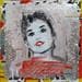 Painting Singapore Sling by Vieux Thierry | Painting Pop-art Portrait Acrylic