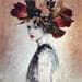 Peinture Elegancia III par Bofill Laura | Tableau Figuratif Mixte Portraits