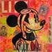 Peinture Mickey aviator par Kikayou | Tableau Graffiti