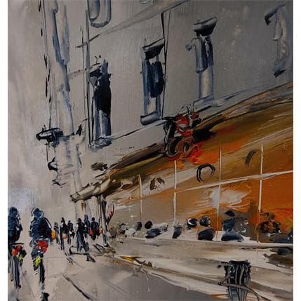 Painting RUE ANIMEE by Raffin Christian | Painting Figurative Oil Life style