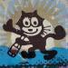 Gemälde Tasty von Okuuchi Kano  | Gemälde Pop-Art Pop-Ikonen Tiere Pappe