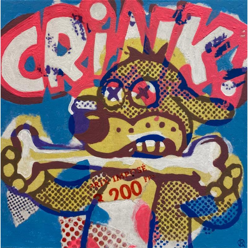 Painting Crink! by Okuuchi Kano  | Painting Pop-art Pop icons Animals Cardboard