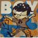 Peinture Boy par Okuuchi Kano  | Tableau Pop-art Icones Pop Carton