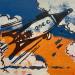 Painting Spaceship by Okuuchi Kano  | Painting Pop-art Pop icons Cardboard