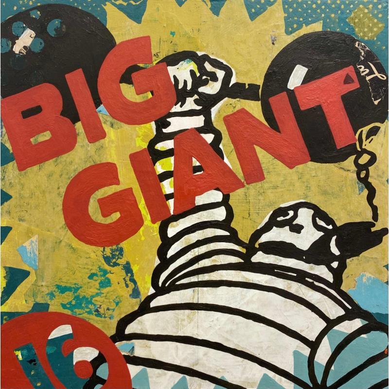Painting Big giant by Okuuchi Kano  | Painting Pop-art Pop icons Cardboard Acrylic