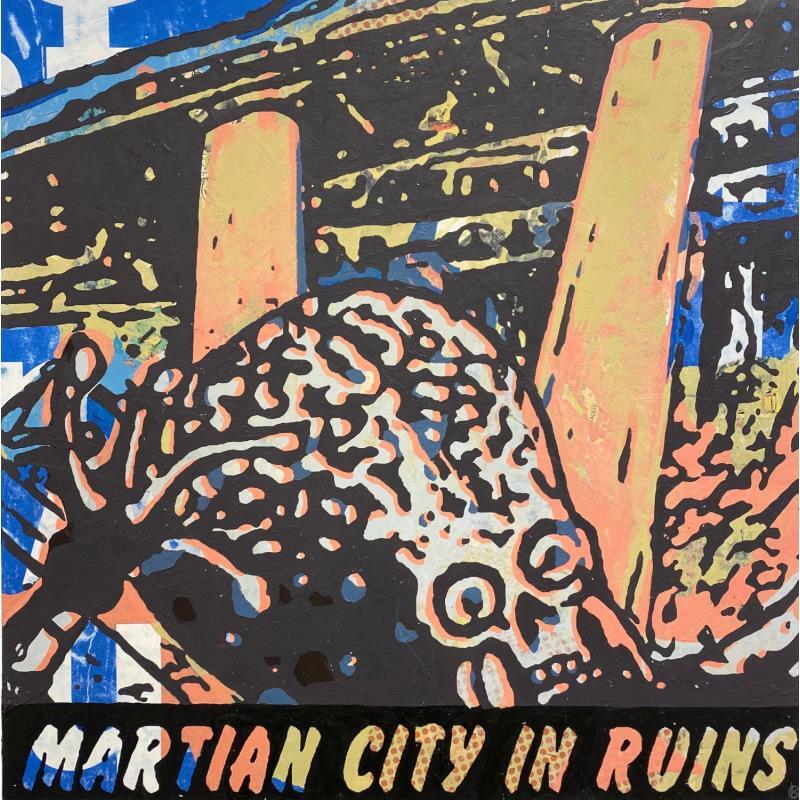 Gemälde Martian von Okuuchi Kano  | Gemälde Pop-Art Pop-Ikonen Pappe Acryl
