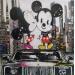 Peinture Mickey and Minnie with Royce Rolls par Cornée Patrick | Tableau Pop-art Icones Pop