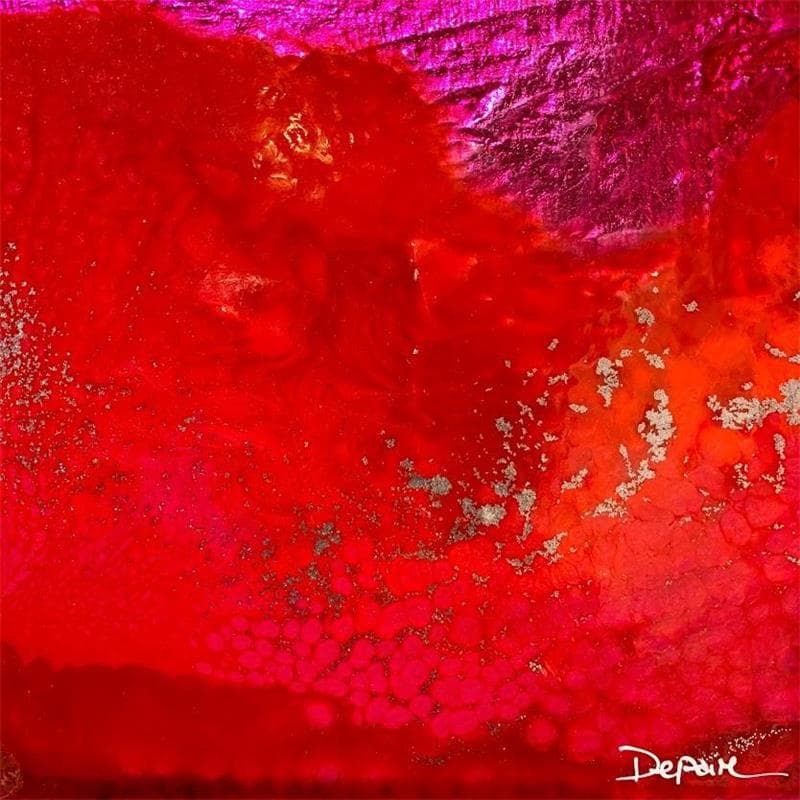 Painting Tourmaline Pink 487 by Depaire Silvia | Painting Acrylic