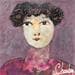 Peinture Jacinta par Chambon | Tableau Figuratif Mixte Portraits