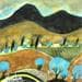 Gemälde Oliviers de Murs von Chambon | Gemälde Figurativ Landschaften Acryl