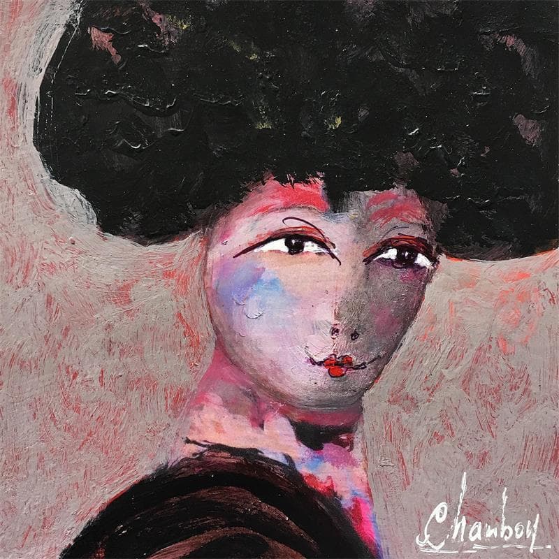 Gemälde Vanille von Chambon | Gemälde Figurativ Porträt Acryl