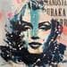 Peinture Sad Marilyn par Mestres Sergi | Tableau Pop-art Icones Pop Graffiti