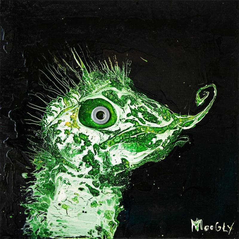 Painting Metamorpheus by Moogly | Painting Raw art Acrylic Animals