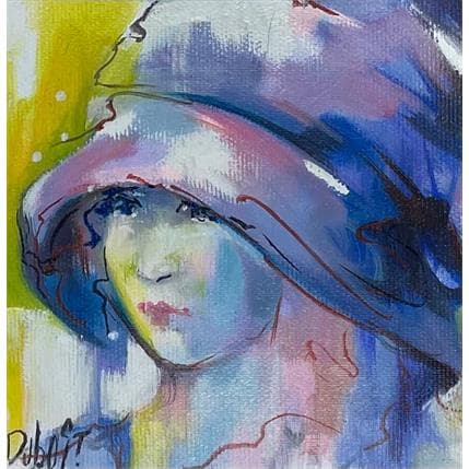 Peinture Adèle par Dubost | Tableau  Acrylique Portraits