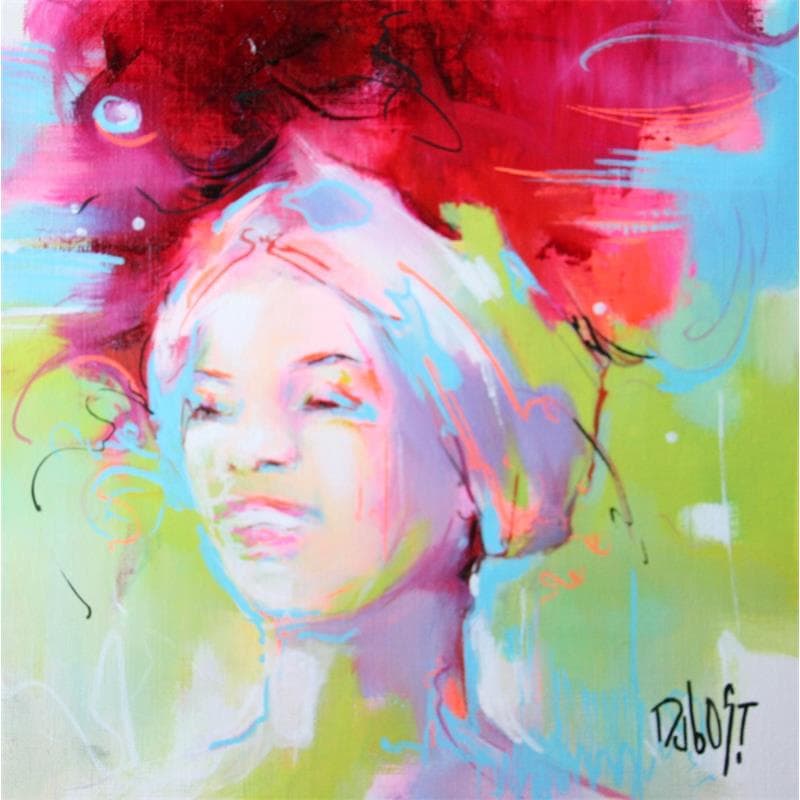 Painting Samba by Dubost | Painting Figurative Oil Pop icons, Portrait