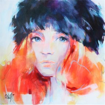 Painting Nina by Dubost | Painting Figurative Oil Portrait