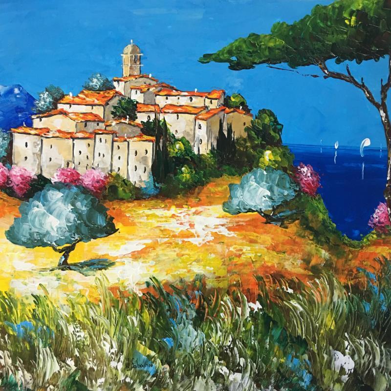 Gemälde Village entre Cassis et Marseille von Sabourin Nathalie | Gemälde Öl
