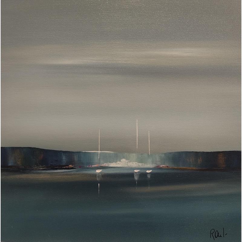 Painting Horizon marin 32 by Roussel Marie-Ange et Fanny | Painting Oil