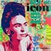 Painting Passion Frida Kahlo by Euger Philippe | Painting Pop art Mixed Pop icons
