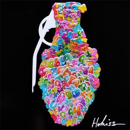 Painting Grenade I by Hokiss | Painting Pop art Mixed