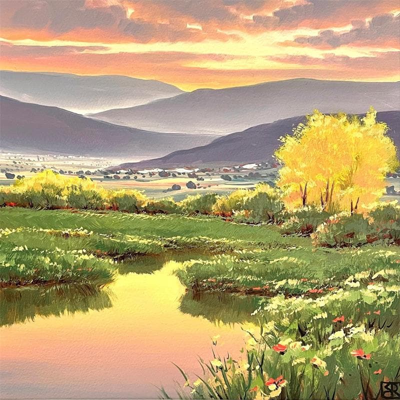 Painting Peaceful afternoon by Requena Elena | Painting Oil