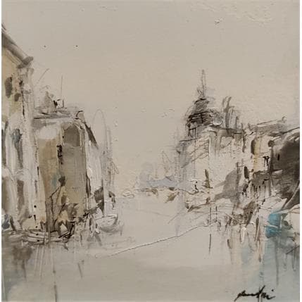 Painting Calvalcare sulle onde by Poumelin Richard | Painting Figurative Urban
