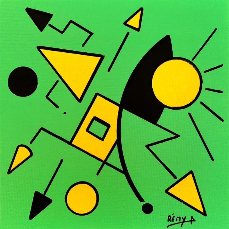 Painting Jam by Demestre Rémy | Painting Abstract Acrylic Minimalist