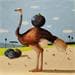 Painting Perspective by Lionnet Pascal | Painting Surrealist Oil Life style Animals