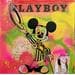 Peinture Mickey playboy par Kikayou | Tableau Pop-art Icones Pop