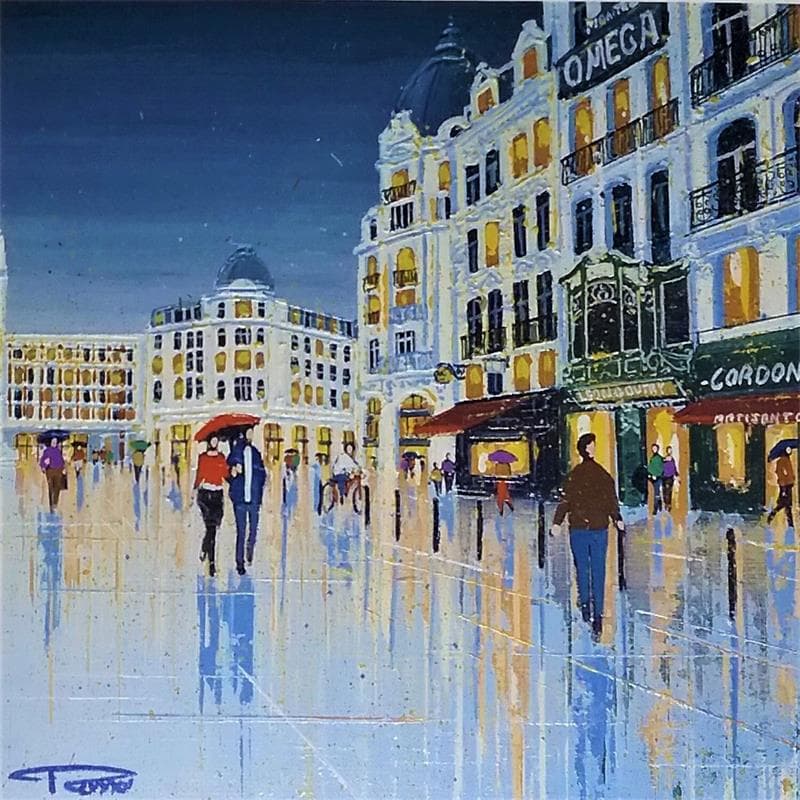 Painting Le parapluie by Rosso | Painting