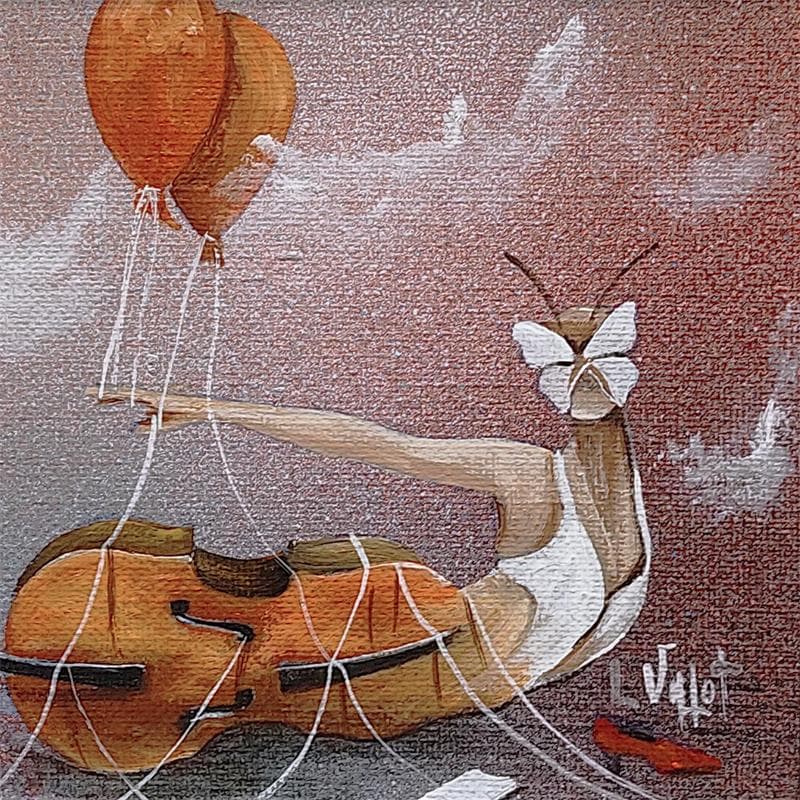 Painting Équilibre by Valot Lionel | Painting Surrealist Acrylic Life style
