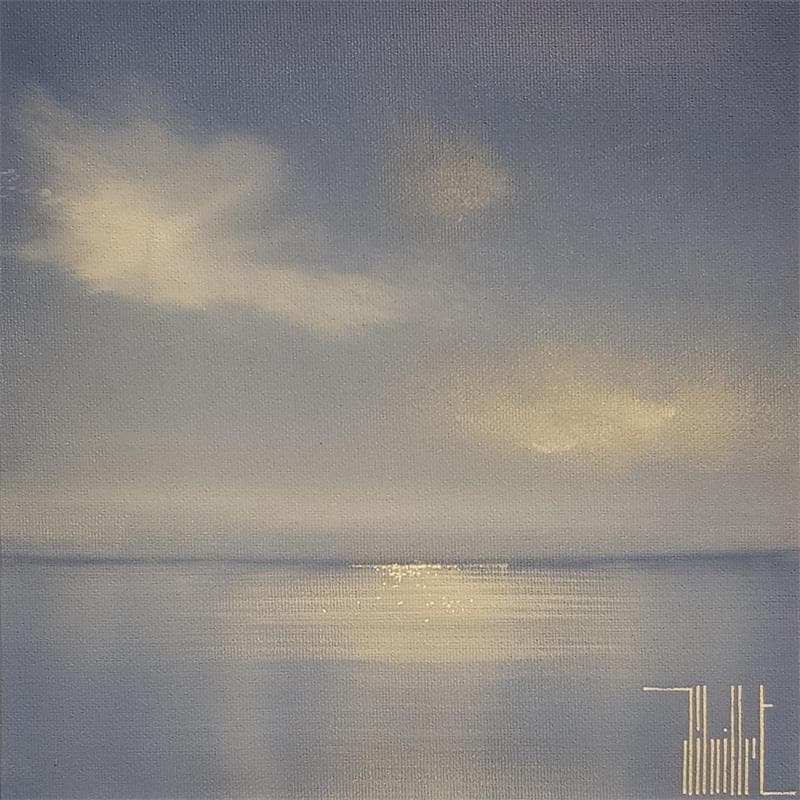 Peinture Juste le ciel - Juste la mer par Guillet Jerome | Tableau