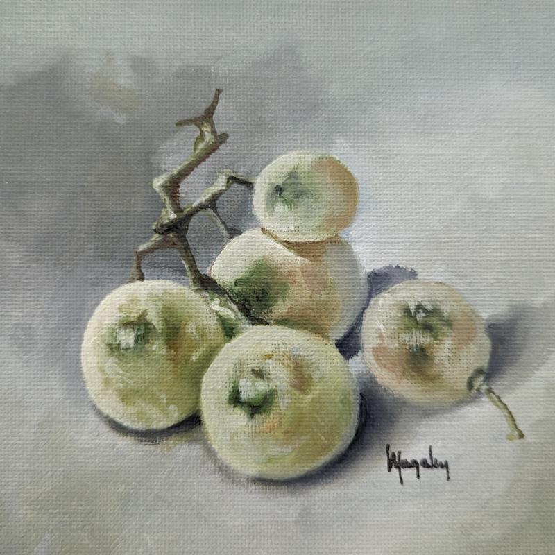 Painting 004 - Grapes 1 by Gouveia Magaly  | Painting Realism Oil Still-life