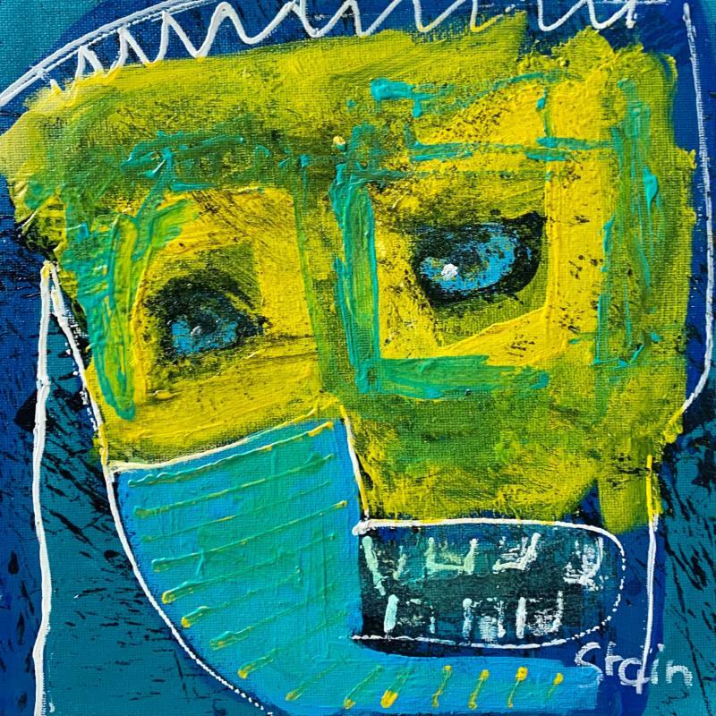 Painting C'est triste by Stein Eric  | Painting Raw art Pop icons, Portrait