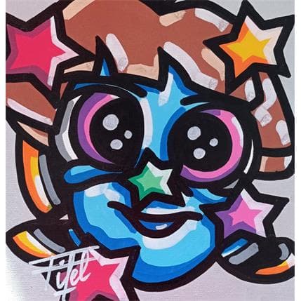 Peinture Dory l'exploratrice par Fifel | Tableau Street Art Mixte animaux, icones Pop